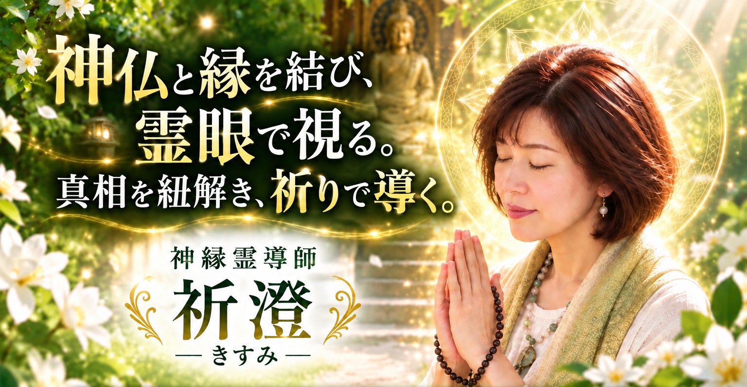神縁霊導師 祈澄（きすみ）先生の特設ページ｜電話占いサクセスフォーチュン